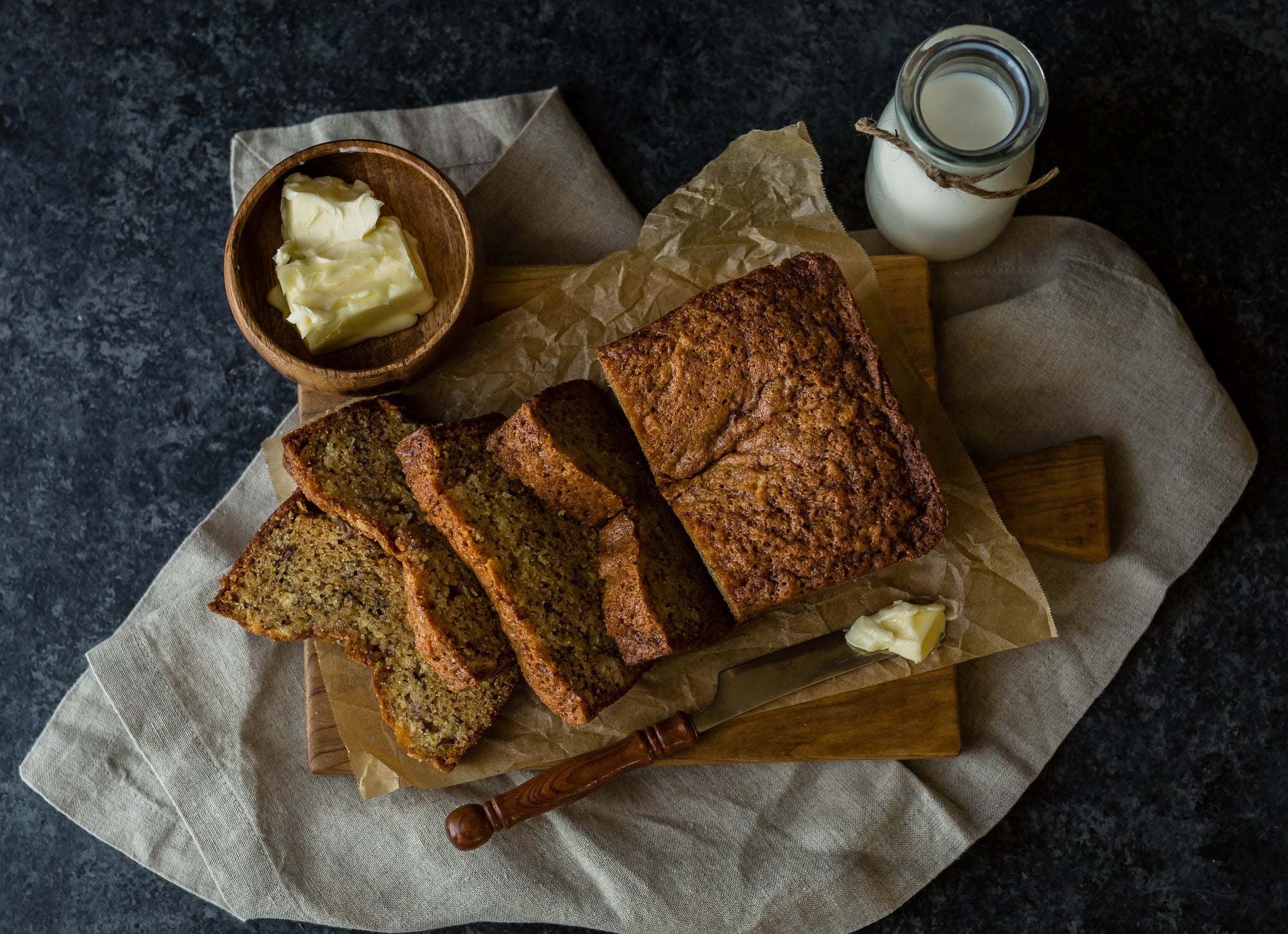 Easter Chocolate Peanut Butter Banana Bread Recipe