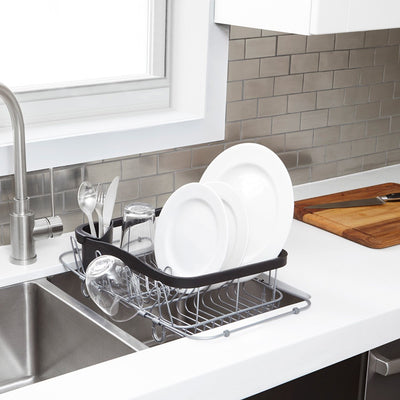 Umbra Sinkin Multi-Use Dishrack, Black