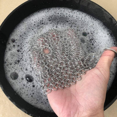 Outset Chain Mail Cast Iron Cleaner