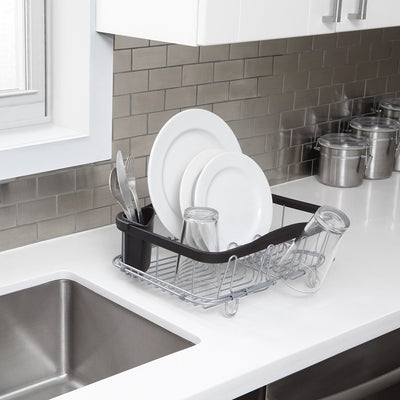 Umbra Sinkin Multi-Use Dishrack, Black