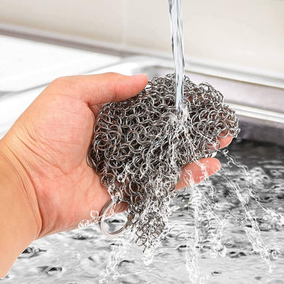 Outset Chain Mail Cast Iron Cleaner