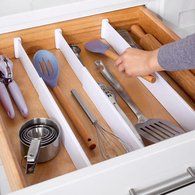 YouCopia ReStickable Shallow Drawer Dividers Set Of 3