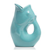 GurglePot Porcelain Fish Shaped Pitcher 42oz