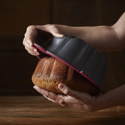 Trudeau Silicone Fluted Cake Pan