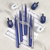 Zion Judaica Silver & Blue 45 Pack Deluxe Dipped Hanukkah Candles