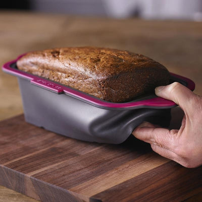 Trudeau Baking Line Structured Silicone Loaf Pan