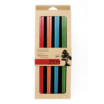 Zen Chopsticks S/4 Multi-Colour