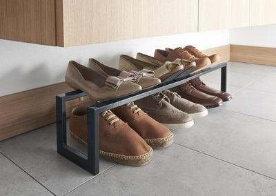 Yamazaki Line Expandable Single Tier Shoe Rack