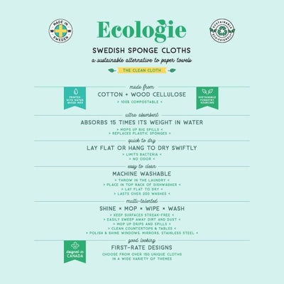 Now Designs Swedish Dish Cloth Slow Down