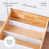 YouCopia ReStickable Deep Drawer Dividers Set Of 2