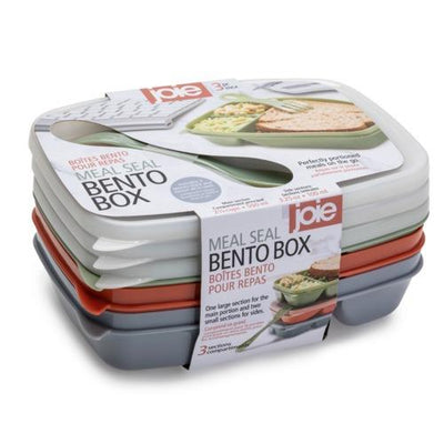 Joie Meal Seal 3 Compartment Bento Box Set Of 3