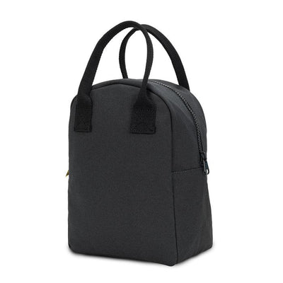 Fluf Zipper Lunch Bag - Carbon Black