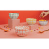 Danica Wobbly Check Everyday Bowls Set Of 4