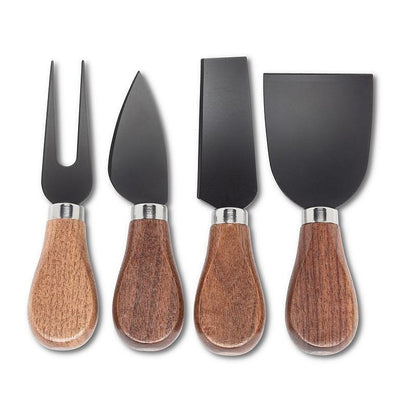 Abbott Walnut Handled Cheese Knives Set Of 4