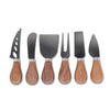 Abbott Walnut Handled Cheese Knives Set Of 6