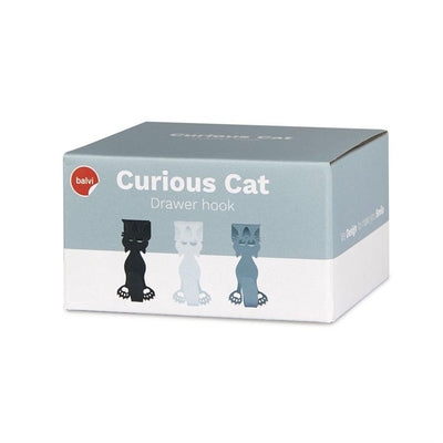 Balvi Curious Cat Drawer Hooks