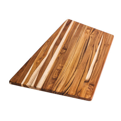 Teak Haus Geo Trapeze Cutting & Serving Board