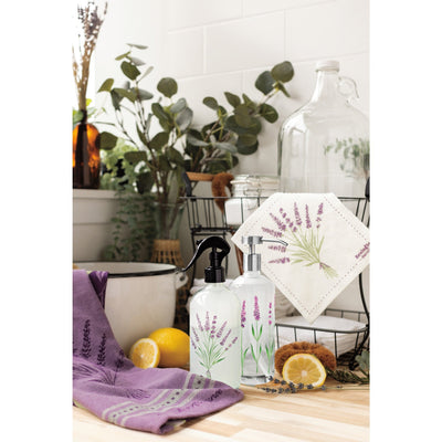 Now Designs Glass Soap Pump Lavender