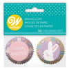 Wilton Easter Mini Baking Cups 50 Count - Happy Easter Bunny