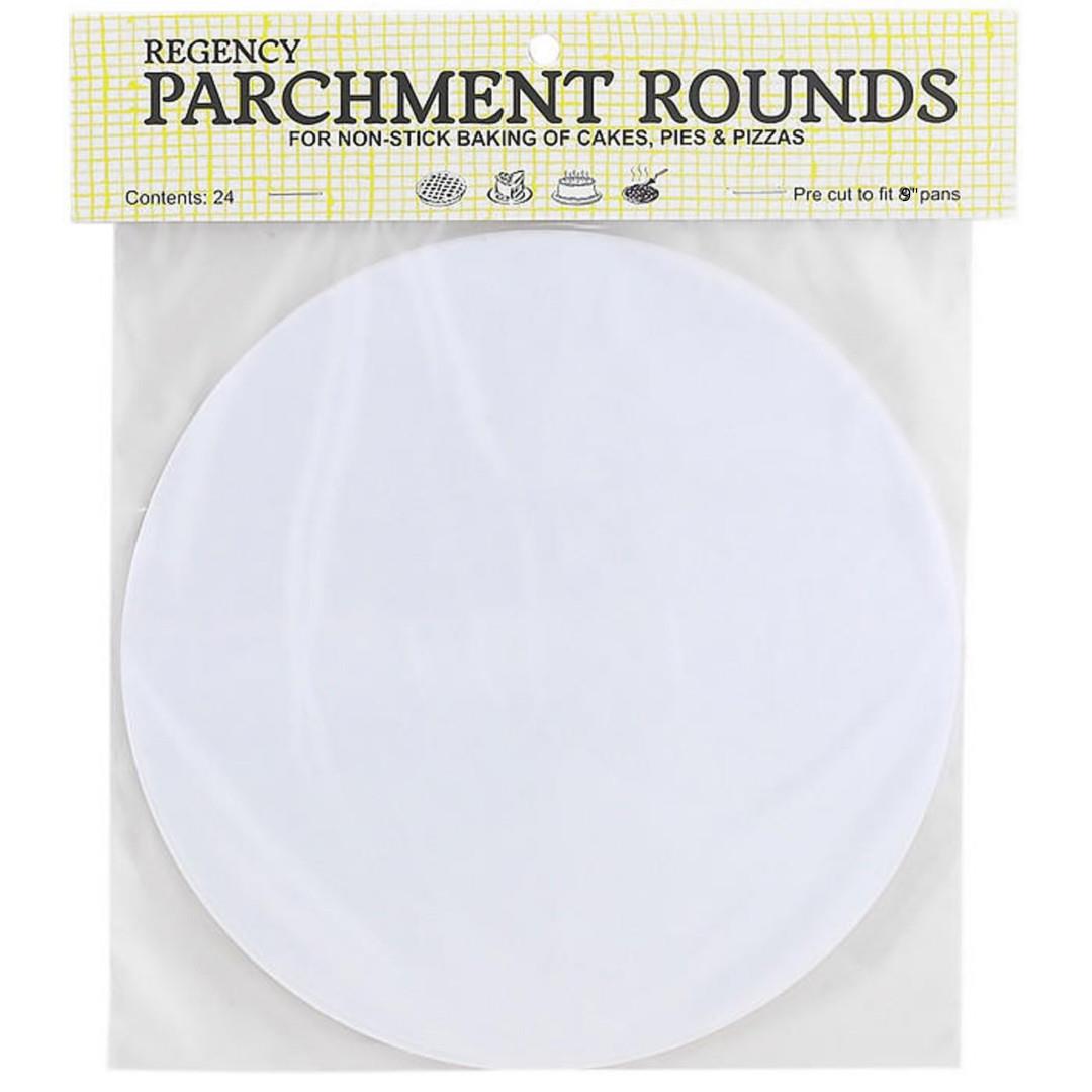 Regency Round Parchment Paper Sheets 9" Set Of 24