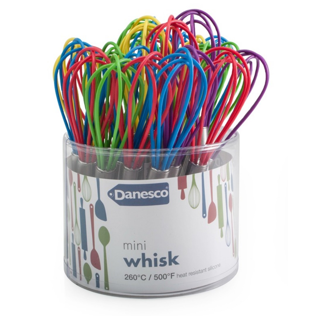 Danesco Mini Whisk, Assorted Colours