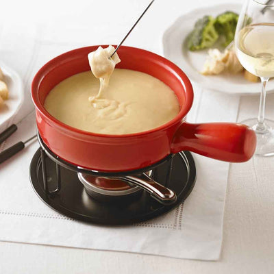 Trudeau Fondue Set Cardinal Red