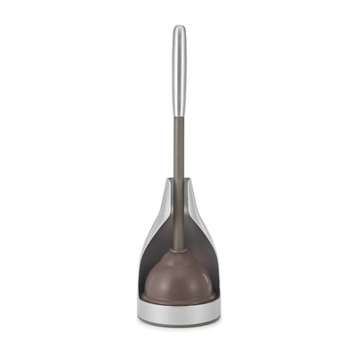 Polder Stainless Steel Plunger & Caddy