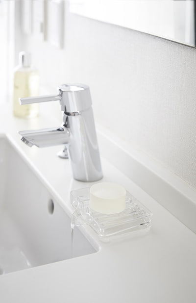 Yamazaki Veil Self-Draining Soap Dish