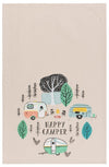 Now Designs Happy Camper Printed Tea Towel
