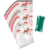 Wilton Christmas Treat Bags 20 Count - Santa & Reindeer