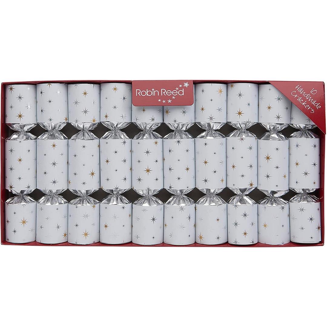 Robin Reed Christmas Crackers 10 Pack - Twinkle Stars