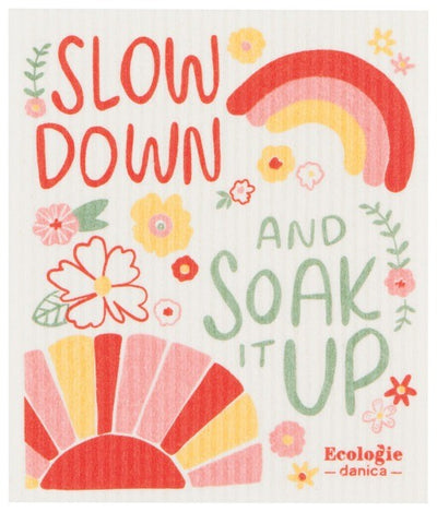 Now Designs Swedish Dish Cloth Slow Down