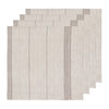 Danica Shadow Maison Stripe Linen Napkin Set Of 4
