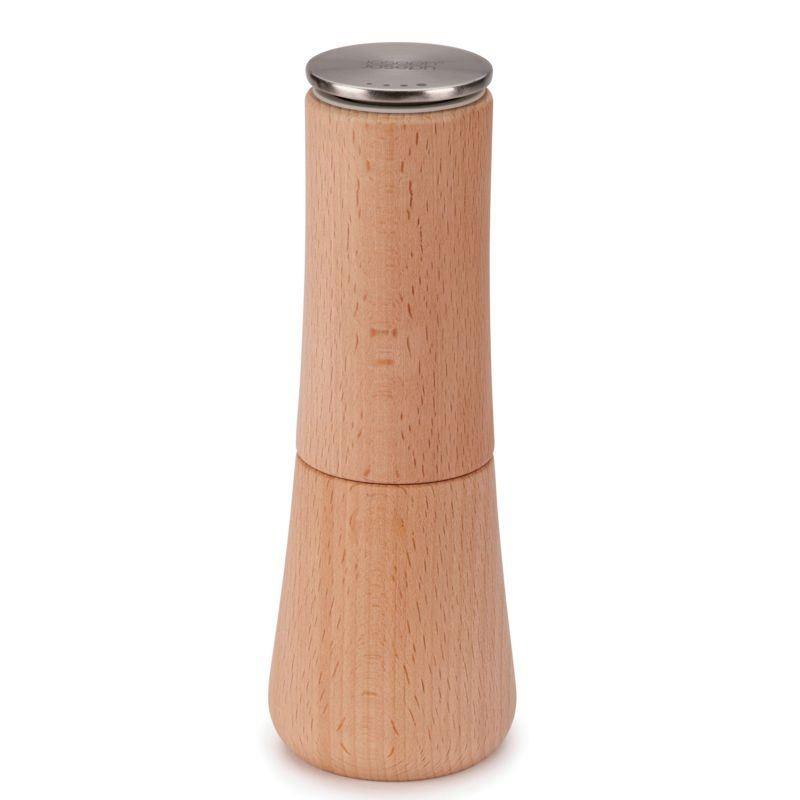 Joseph Joseph Milltop Wood Non-Spill Salt Mill