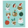 Now Designs Christmas Swedish Dish Cloth Let It Meow