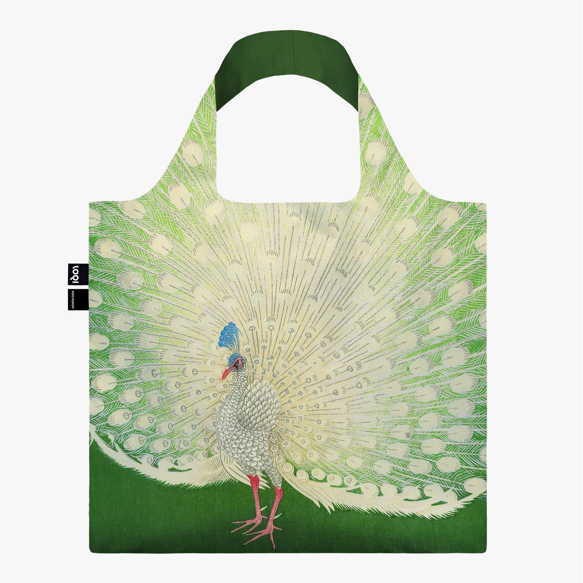 LOQI Museum Series Tote Bag - Peacock