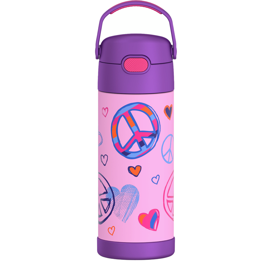 Thermos FUNtainer 14oz Water Bottle Peace