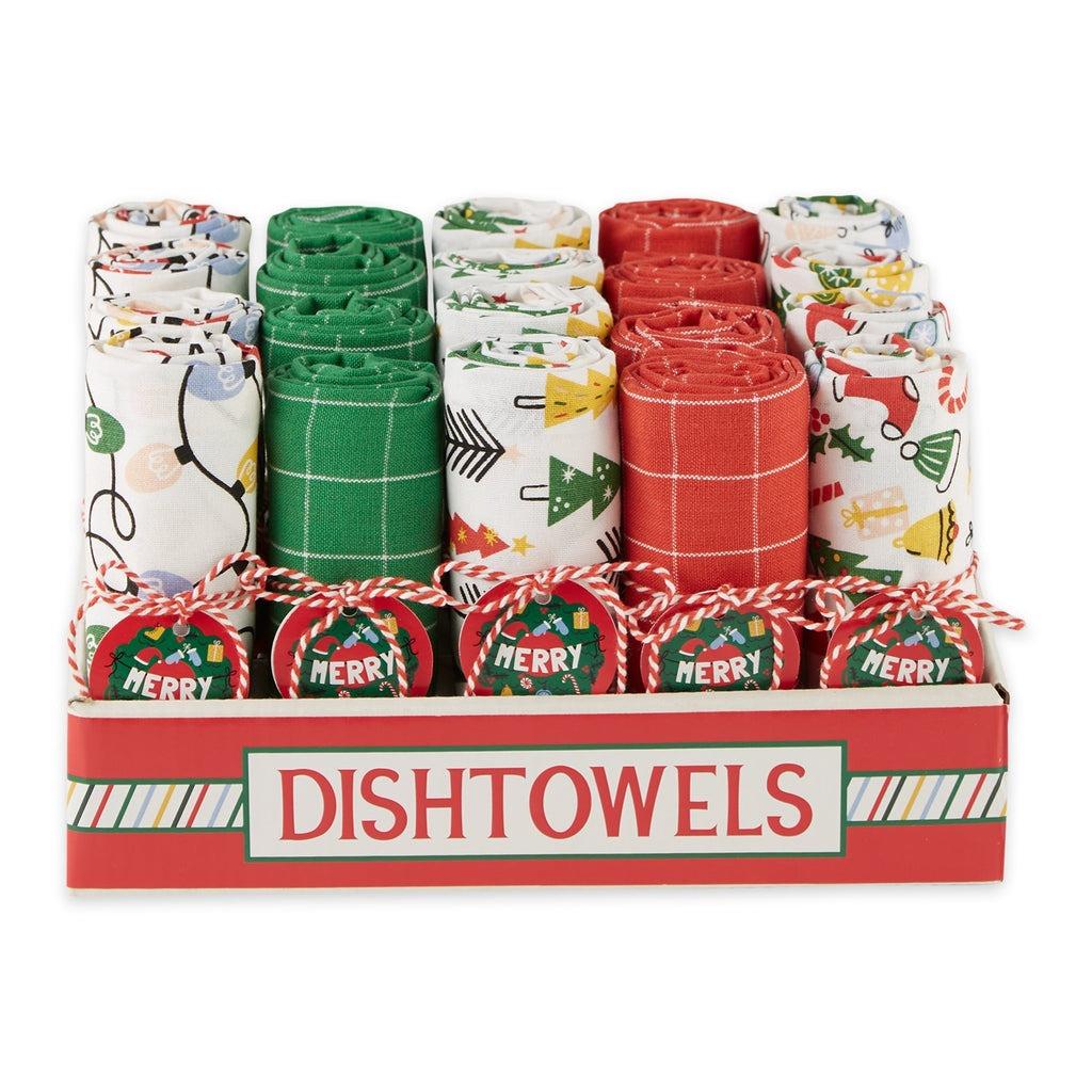 Design Imports Christmas Oh What Fun Dishtowel - Assorted