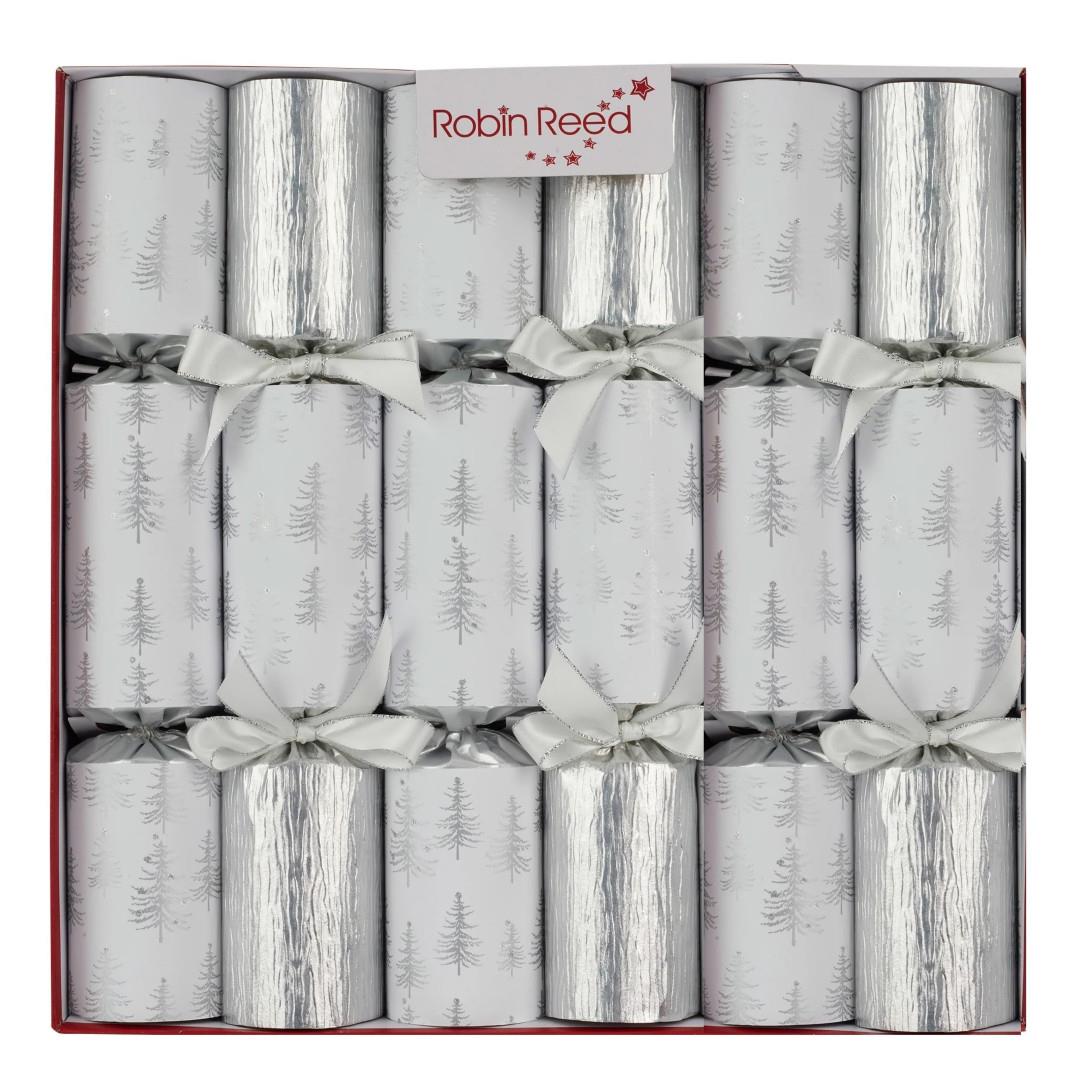 Robin Reed Christmas Crackers 6 Pack - Pine Trees