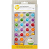 Wilton Edible Icing Decorations - Rainbow Flowers