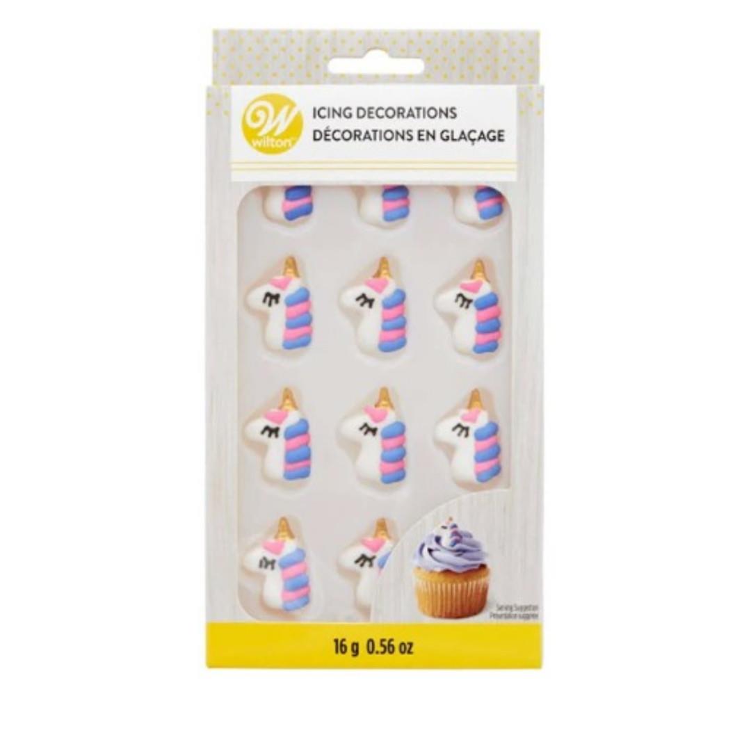 Wilton Icing Mini Unicorn 12 Pack Assorted