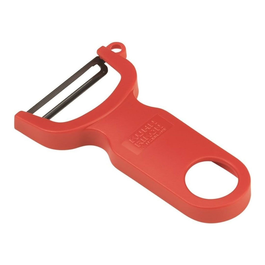 Kuhn Rikon Original Red Straight Peeler 4"