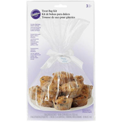 Wilton Large Clear Treat Bag Set Of 3