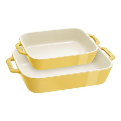 Staub Ceramic Baking Dish Set Of 2