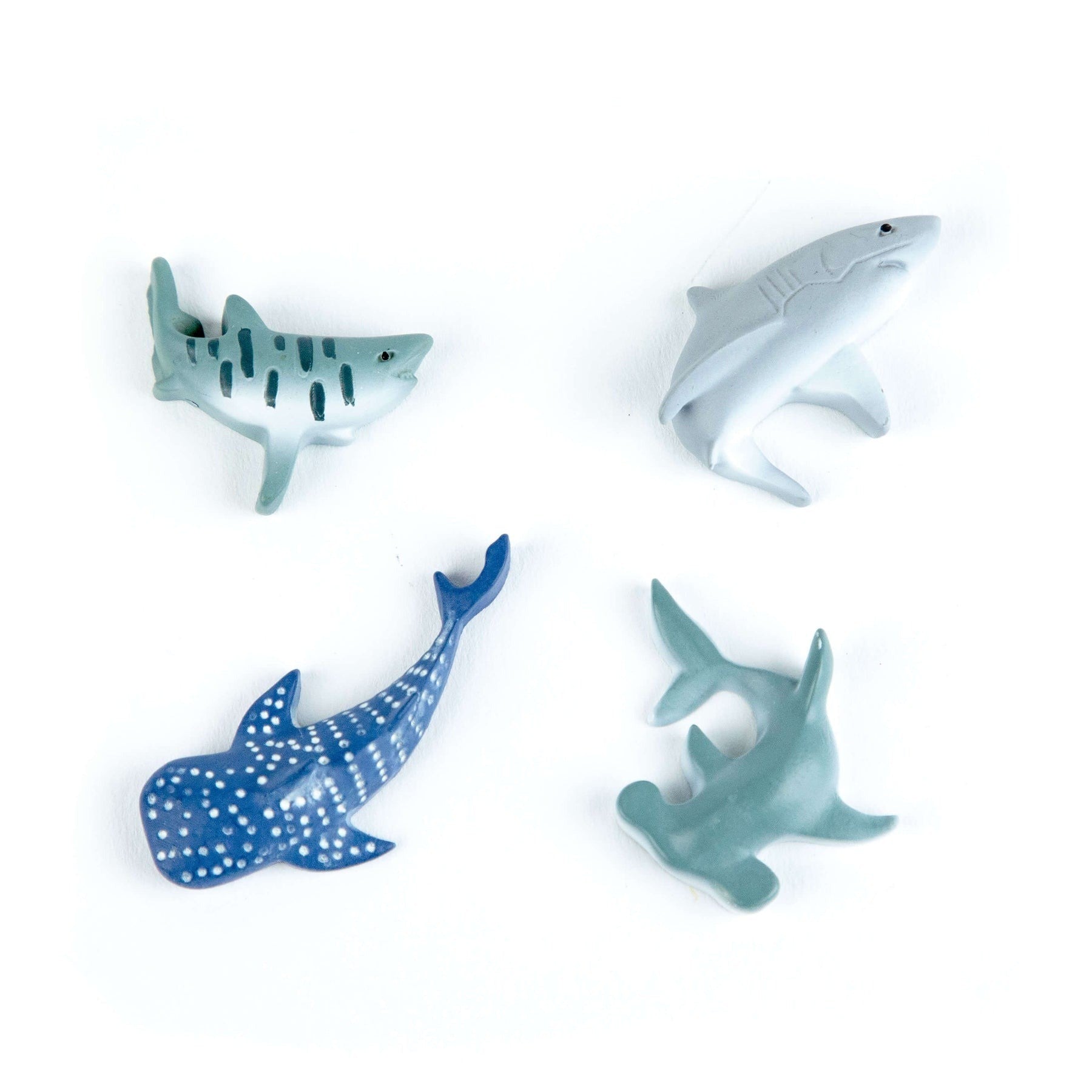 Three By Three Mini Magnets Set Of 4 - Sharks