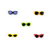 Three By Three Mini Magnets Set Of 5 - Sunglasses