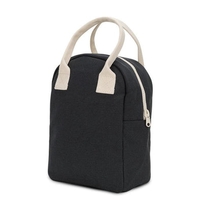 Fluf Zipper Lunch Bag - Carbon Black