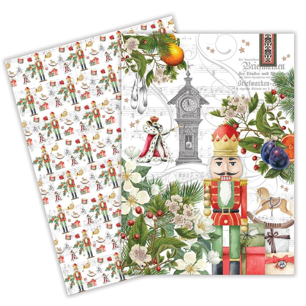 Michel Design Works Christmas Tea Towel - Nutcracker EACH