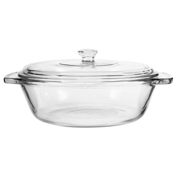 Anchor Hocking Oven Basics Round Casserole Dish 2 Qt