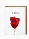 Noted By Copine Love Card - I Heart You